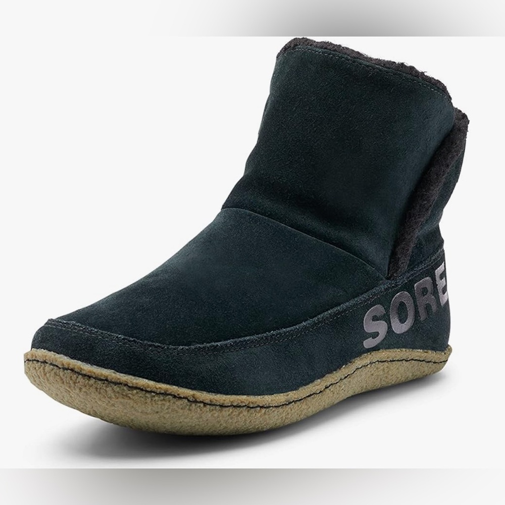 NWOT- Sorel ‘Nakiska Slip-On’ Suede & Faux Fur Slipper Boot
